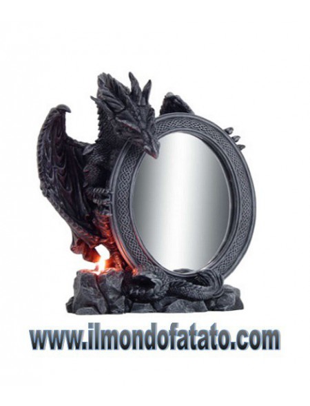 Dragon con specchio ovale